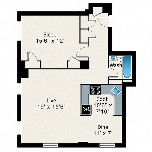Floor plan A25