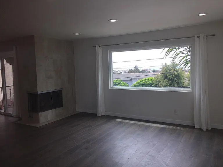 Living room fireplace