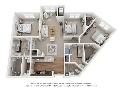Floor plan The Abernathy
