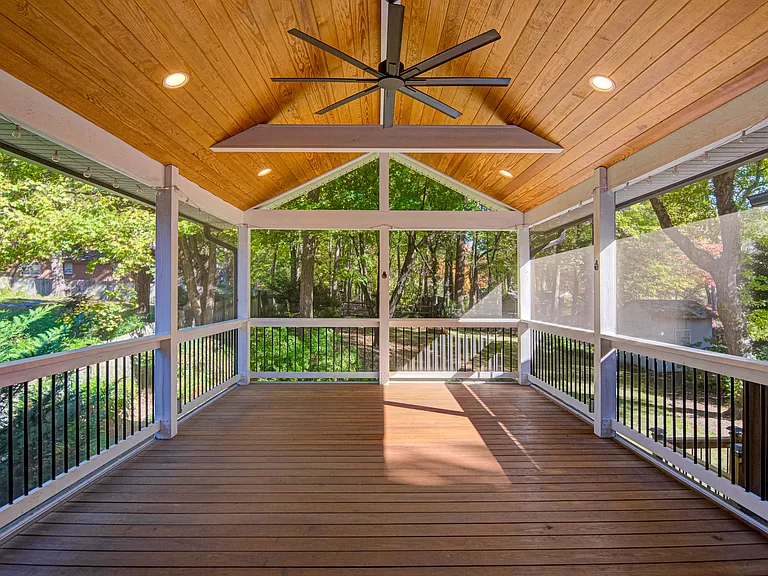 Screened porch