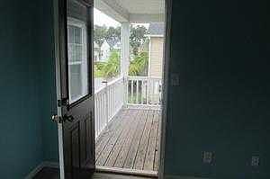 Upstairs deck