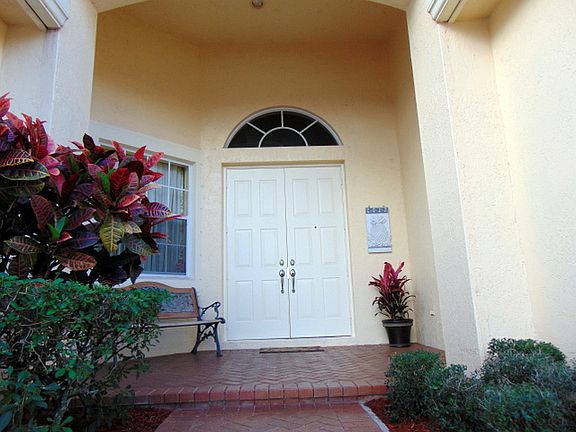 Front door of home