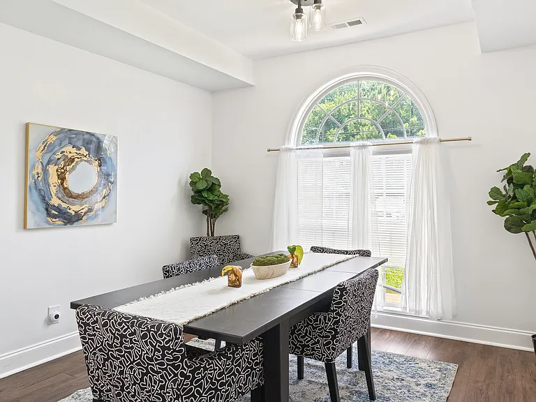 Separate dining room can be as casual or formal as you like.