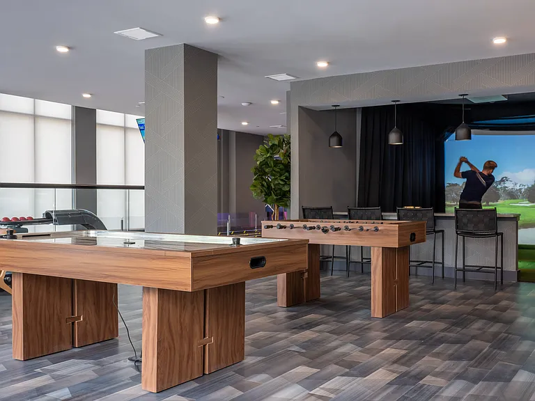 Game Tables and Virtual Golf Simulator