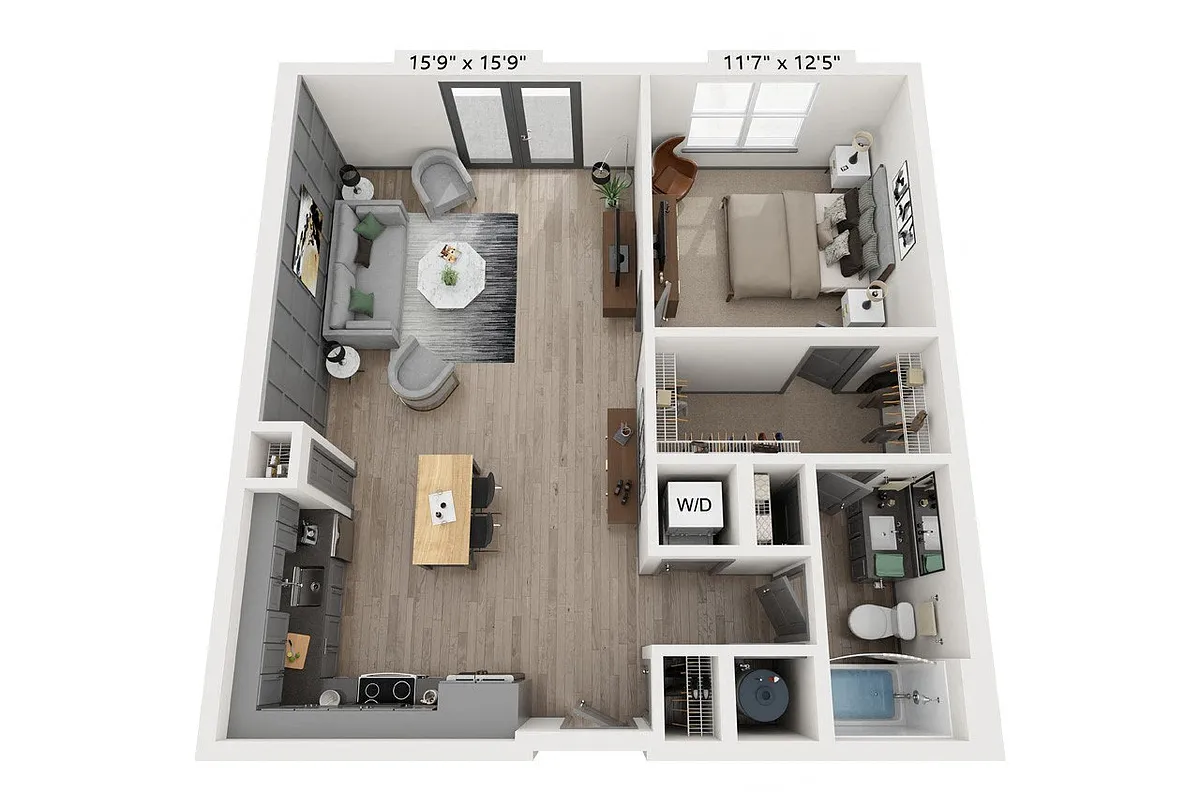 Floor plan Clinton (1.1N)