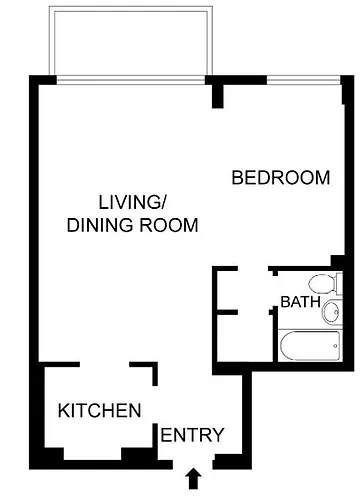 Floor plan Studio X