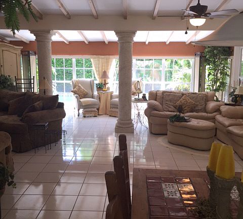 Open  floor plan