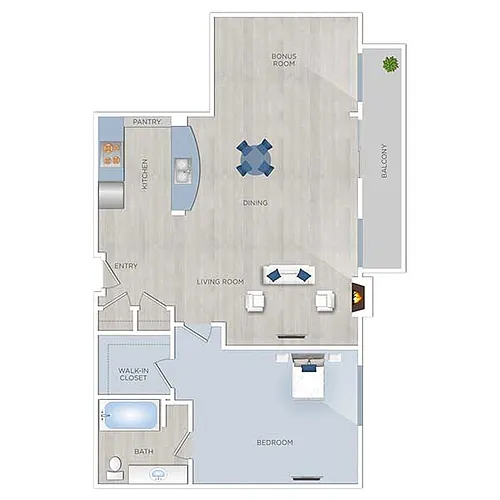 Floor plan D1