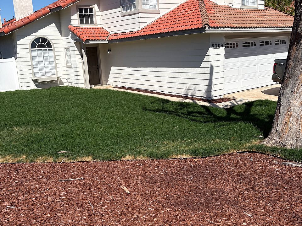 Front yard and house