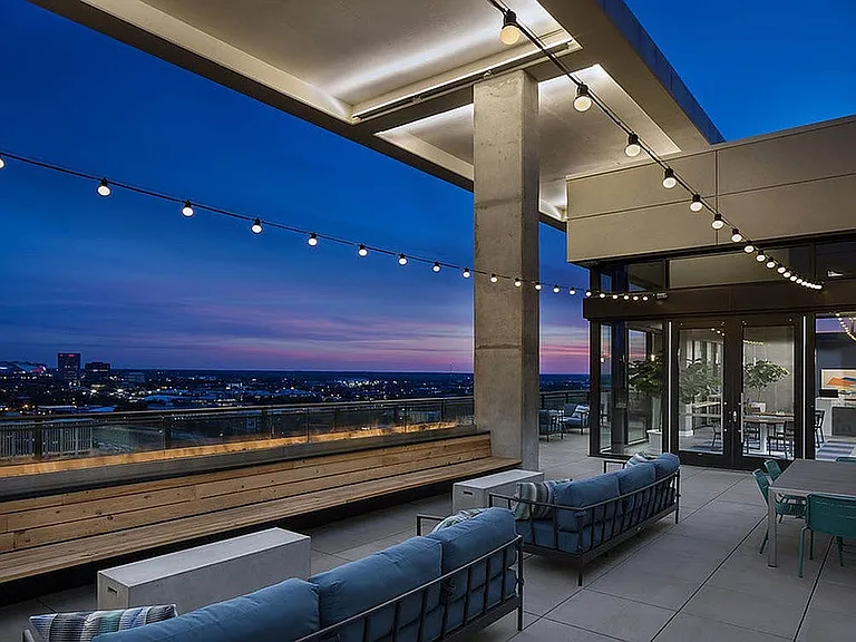 Sky deck with Midtown and Downtown views