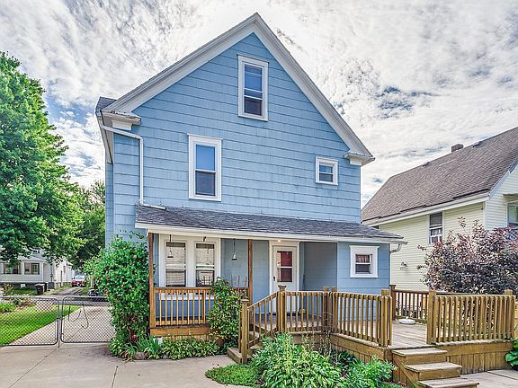 Partially covered deck.