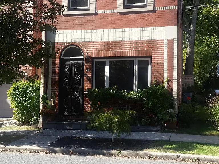 29 Church St. Front of house. Only single family non-attached house on Church St. one minute walk to NJ Transit, Middle School, parks, pool and more