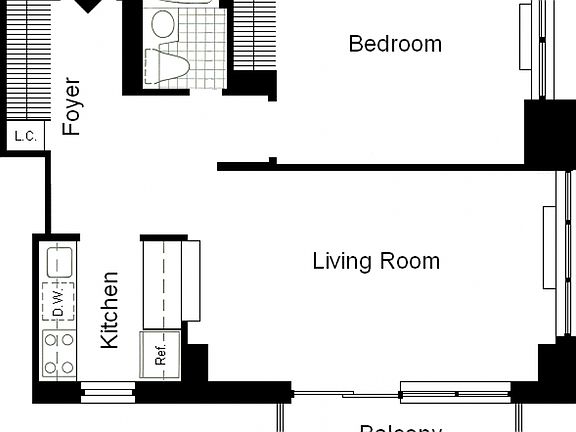 2nd image of 235 W 48th St APT 19R