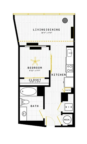 Floor plan Studio-S-05