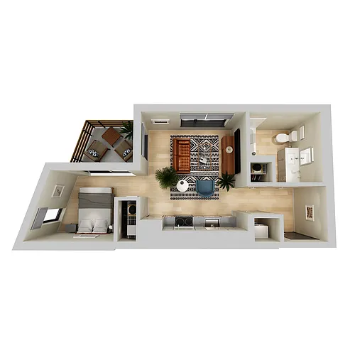 Floor plan ho a