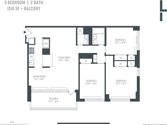 2nd image of 160 W 97th St #10II