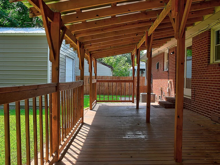 Covered deck
