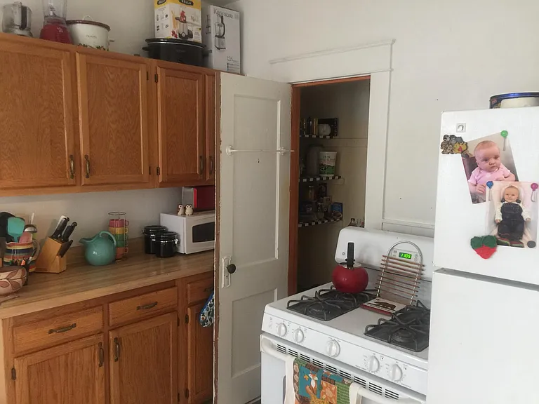 Kitchen with pantry