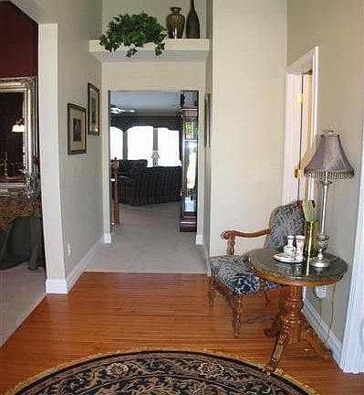 Foyer With Hardwood