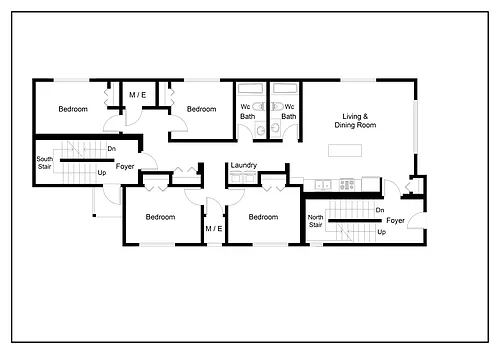 Floor plan 4-Bedroom