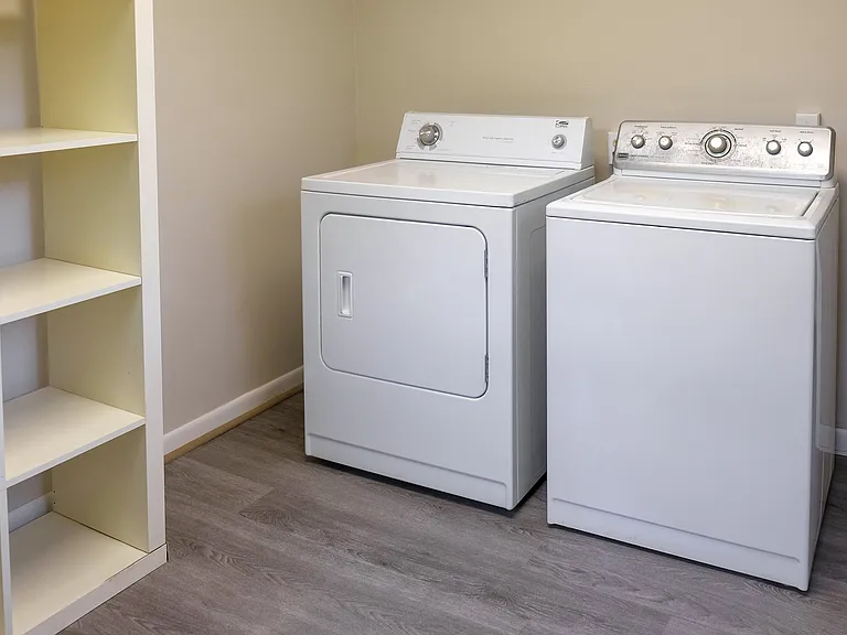 On-site washer and dryer