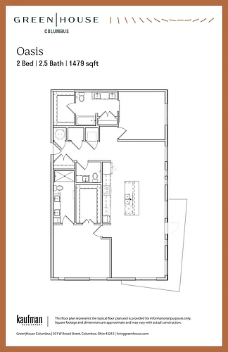 Floor plan Oasis