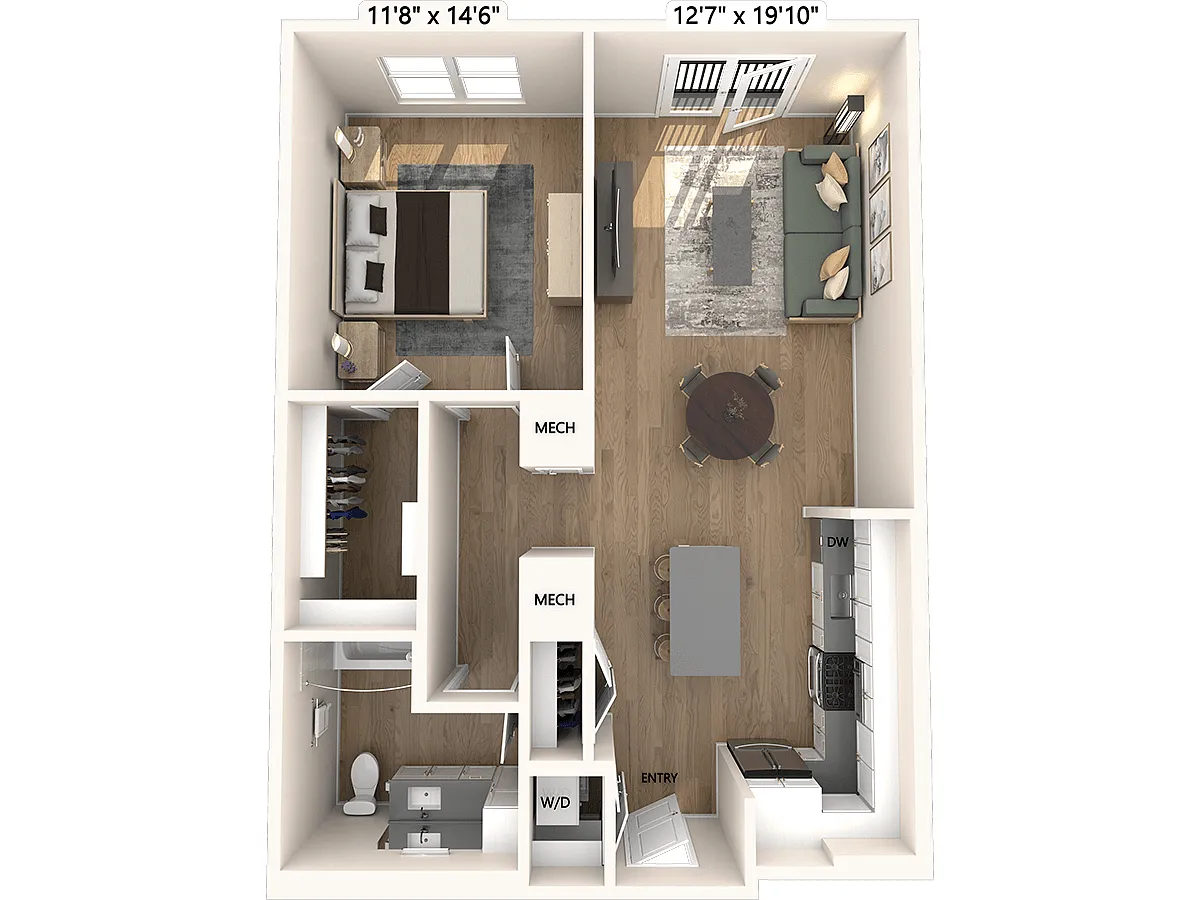 Floor plan A20a-Upgrade