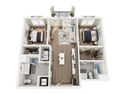 Floor plan B51H