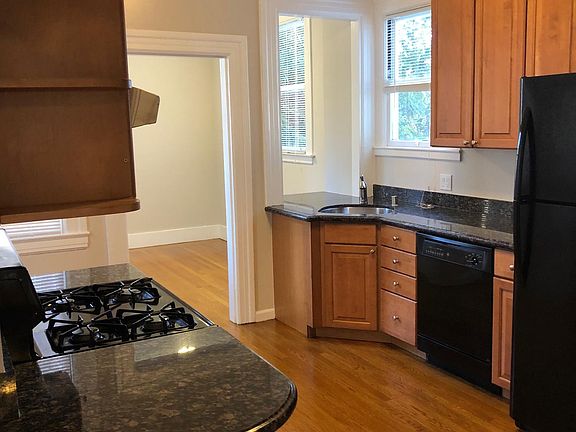 Spacious remodeled kitchen.