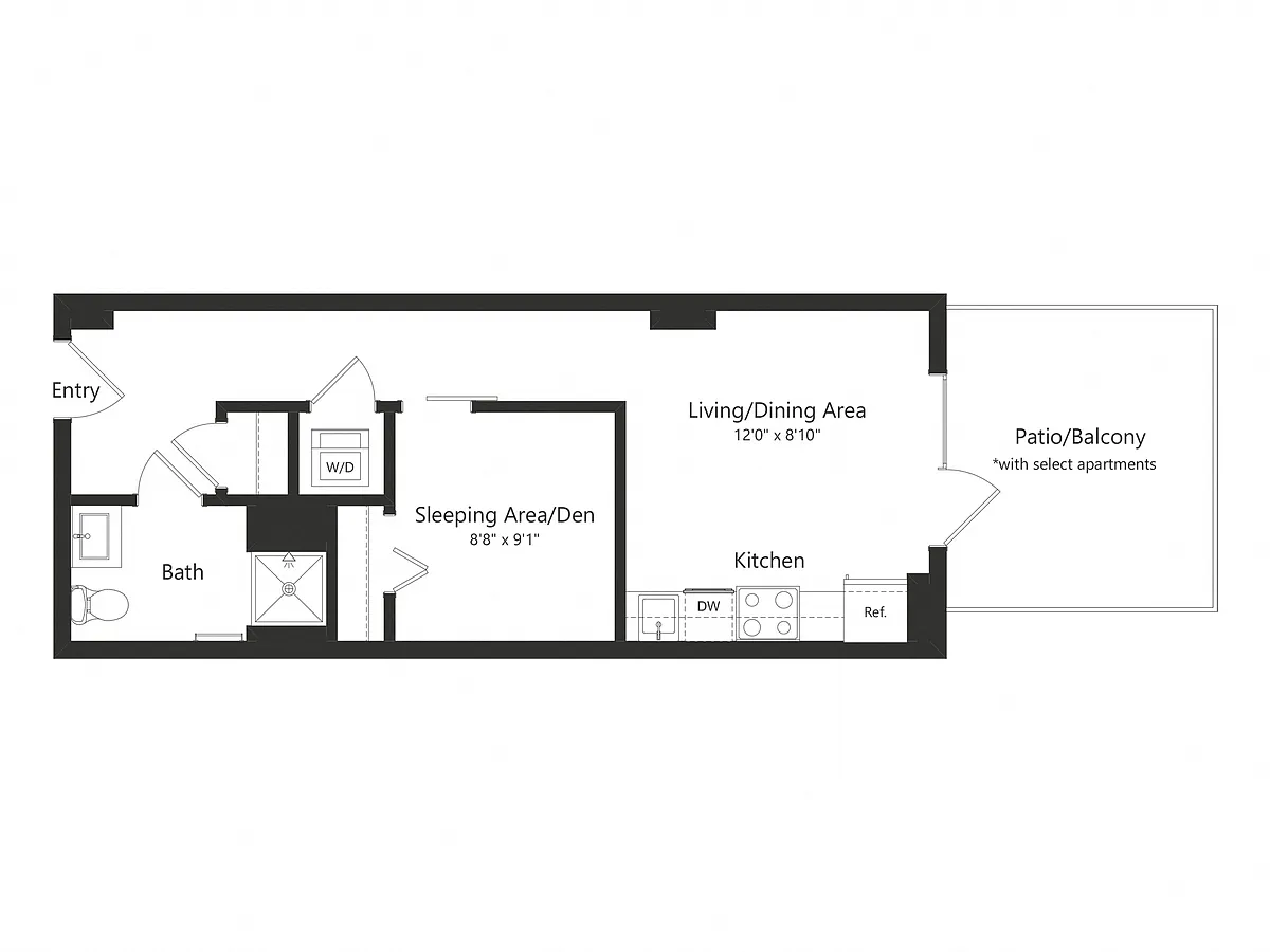 Floor plan S1D