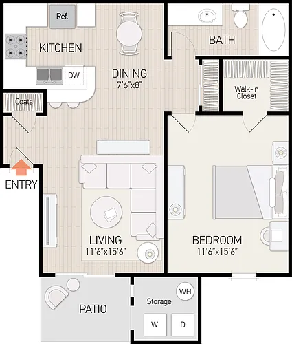 Floor plan Plan B