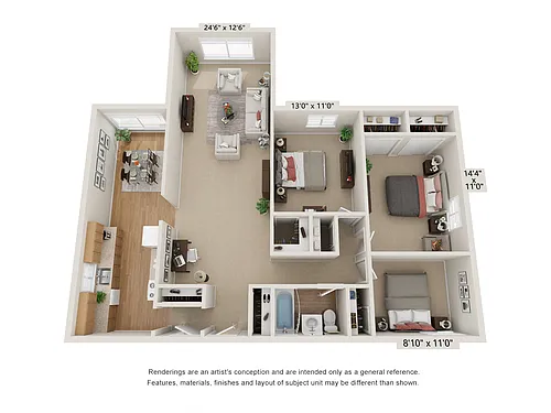 Floor plan Backus