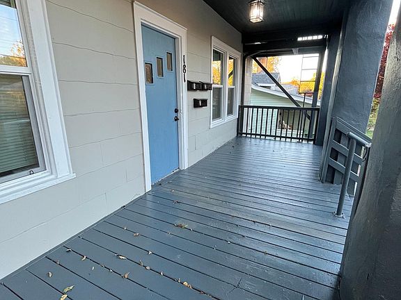 covered front porch space