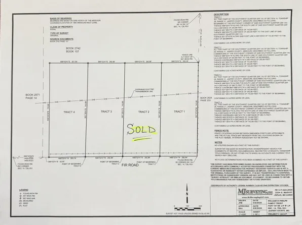 Tract 3 E Fir Road #146014000000014000, Carthage, MO 64836