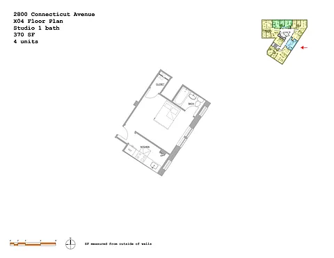 Floor plan Studio Layout