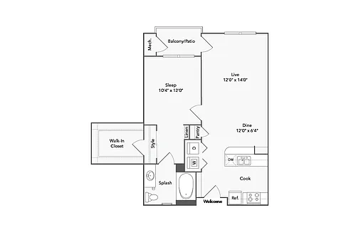 Floor plan Asheville