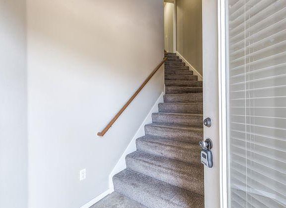 Private and secure access to upstairs apartment.