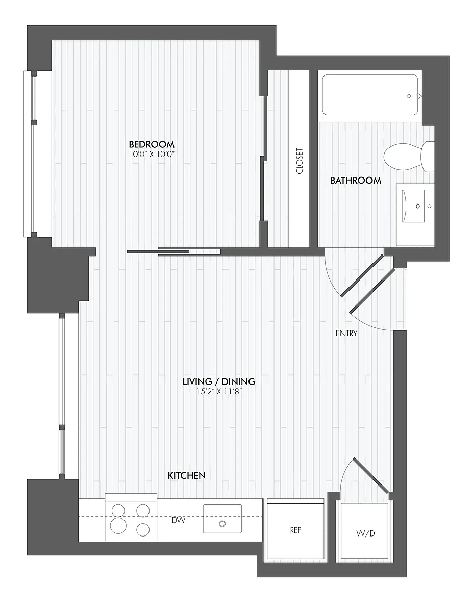 Floor plan Studio-S1