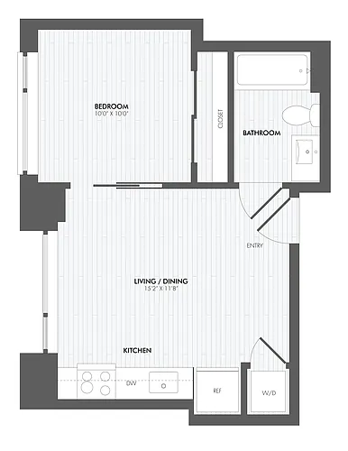 Floor plan Studio-S1