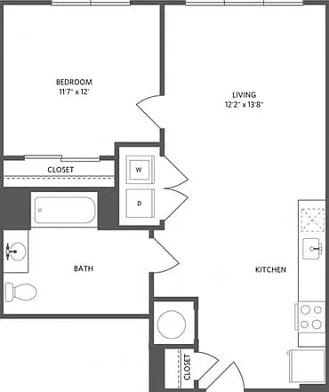 A18 - One Bedroom A18 - One Bedroom