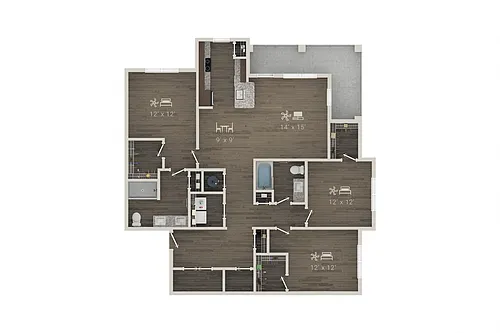 Floor plan C1