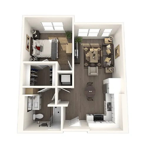 Floor plan 1 Bedroom