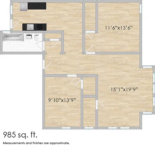Floor plan 238 Washington