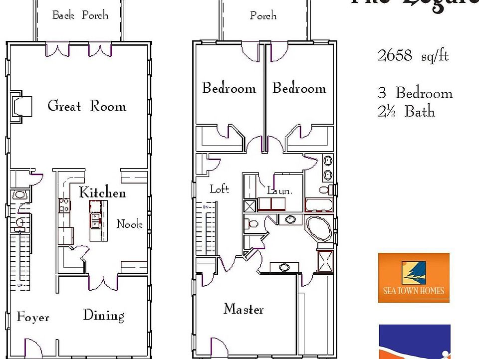 Legare Floor Plan - Phillip's Park