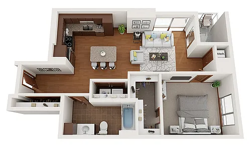 Floor plan Y