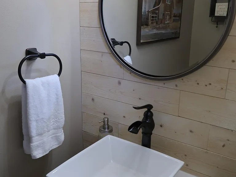 Remodeled Half bath (Main floor)