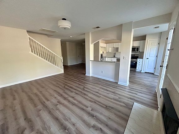 family room & kitchen