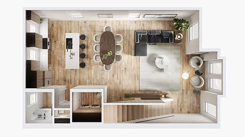 Floor plan Plan D