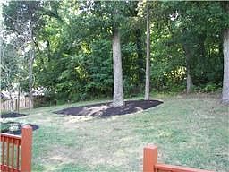 Back Yard is Adjacent to Wooded Common Area