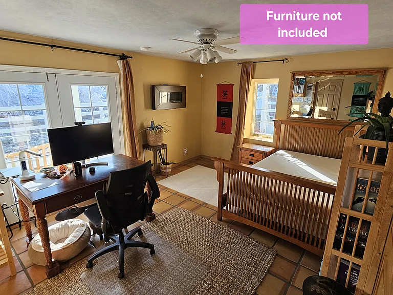 Furniture not included - wanted to show how big the room is